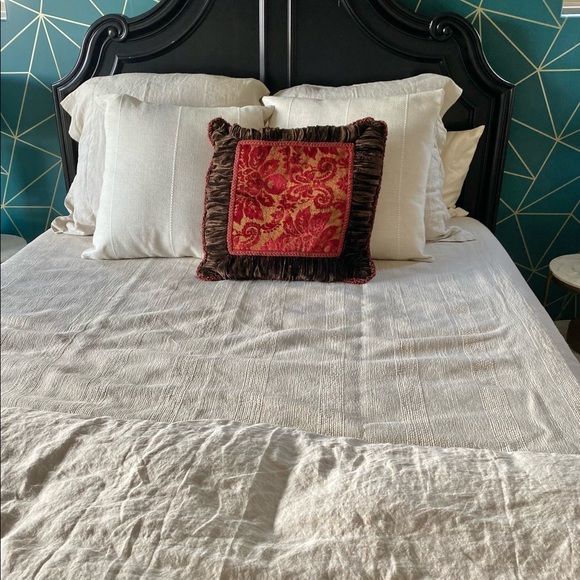 BELLA ROSE velvet accent pillow - Picture 7 of 13